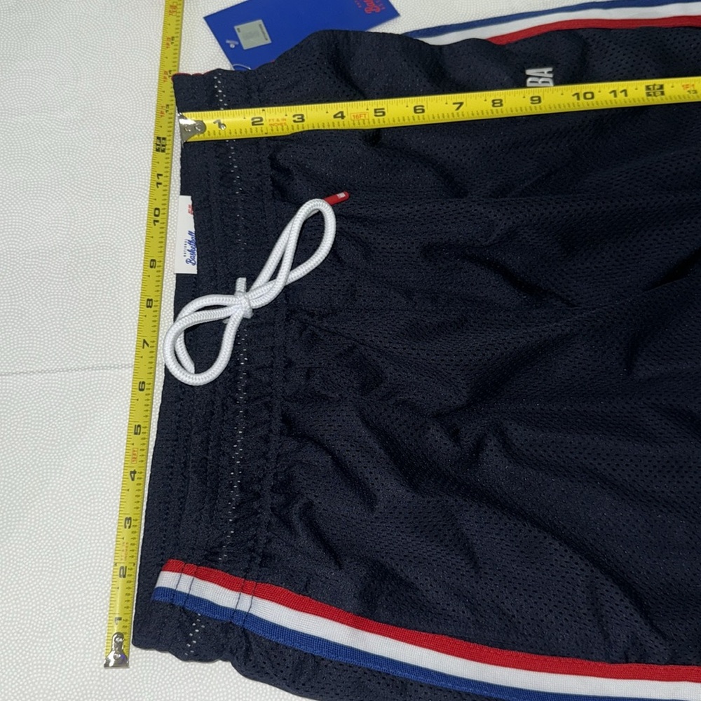 NBA Kids Swim Shorts - Navy, Red, and White